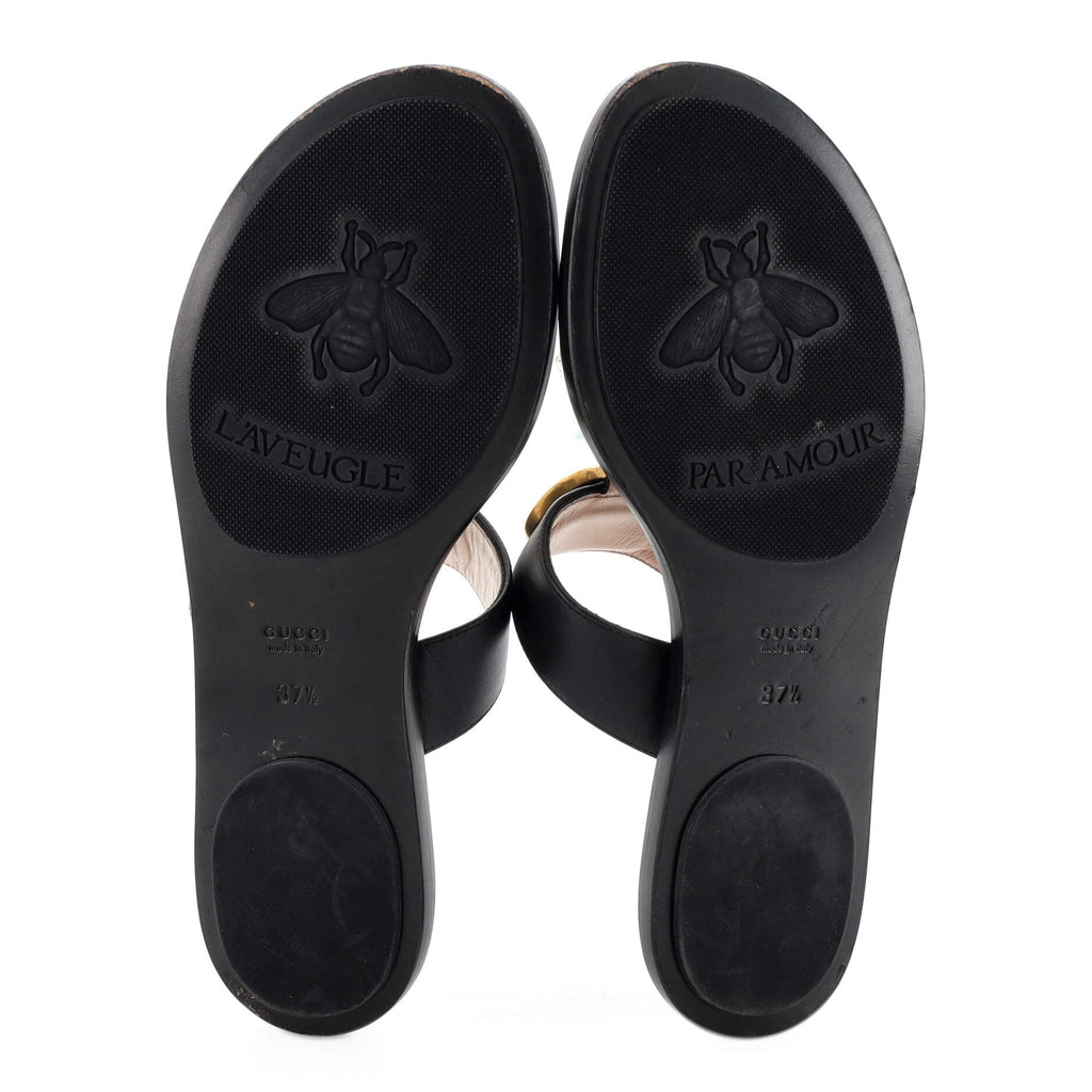 Women's GG Marmont Sandals Leather