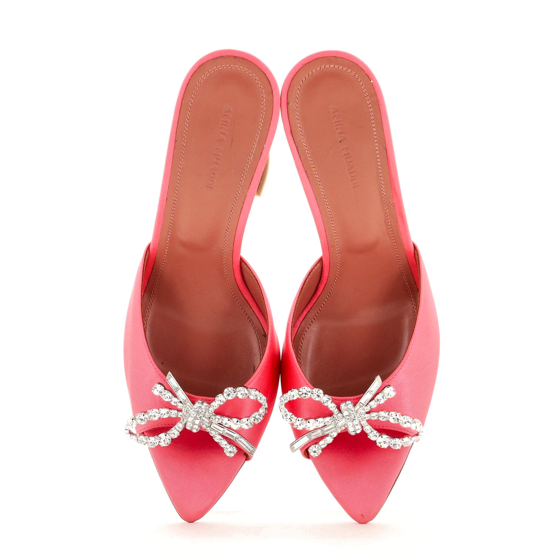 Women's Rosie Heeled Mules Satin 95