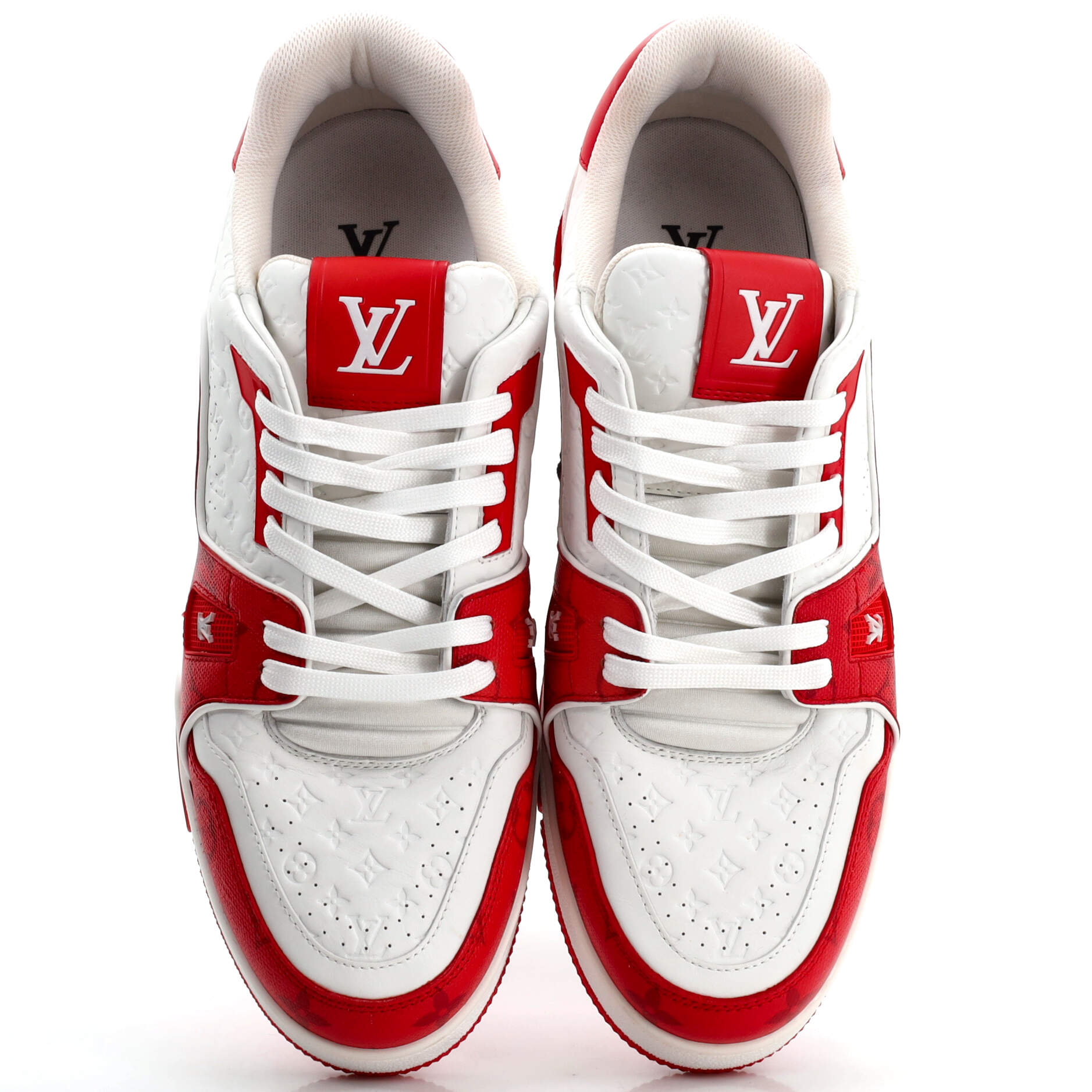 Men's LV Trainer Sneakers Monogram Taigarama and Leather