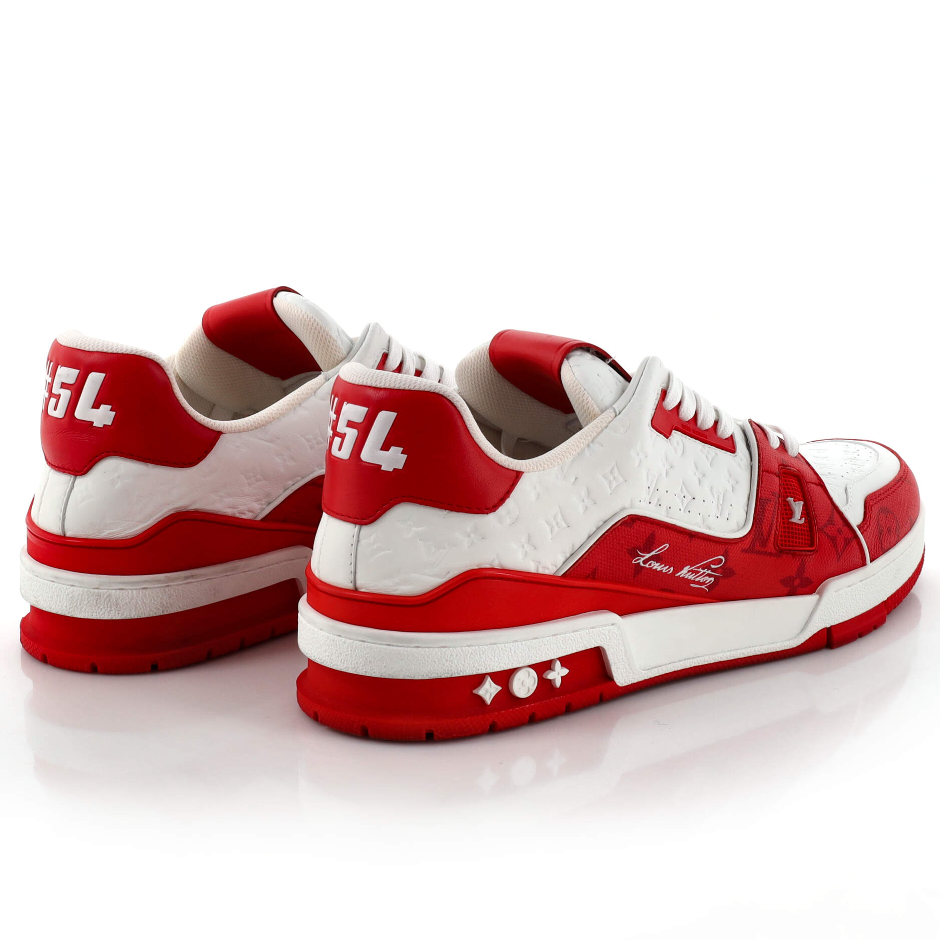 Men's LV Trainer Sneakers Monogram Taigarama and Leather