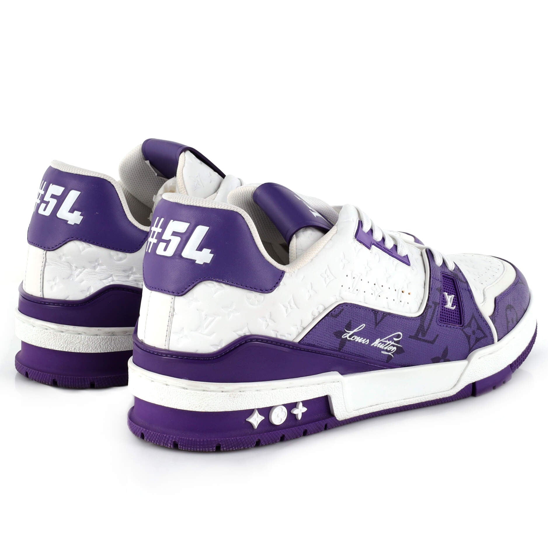 Men's LV Trainer Sneakers Monogram Taigarama and Leather