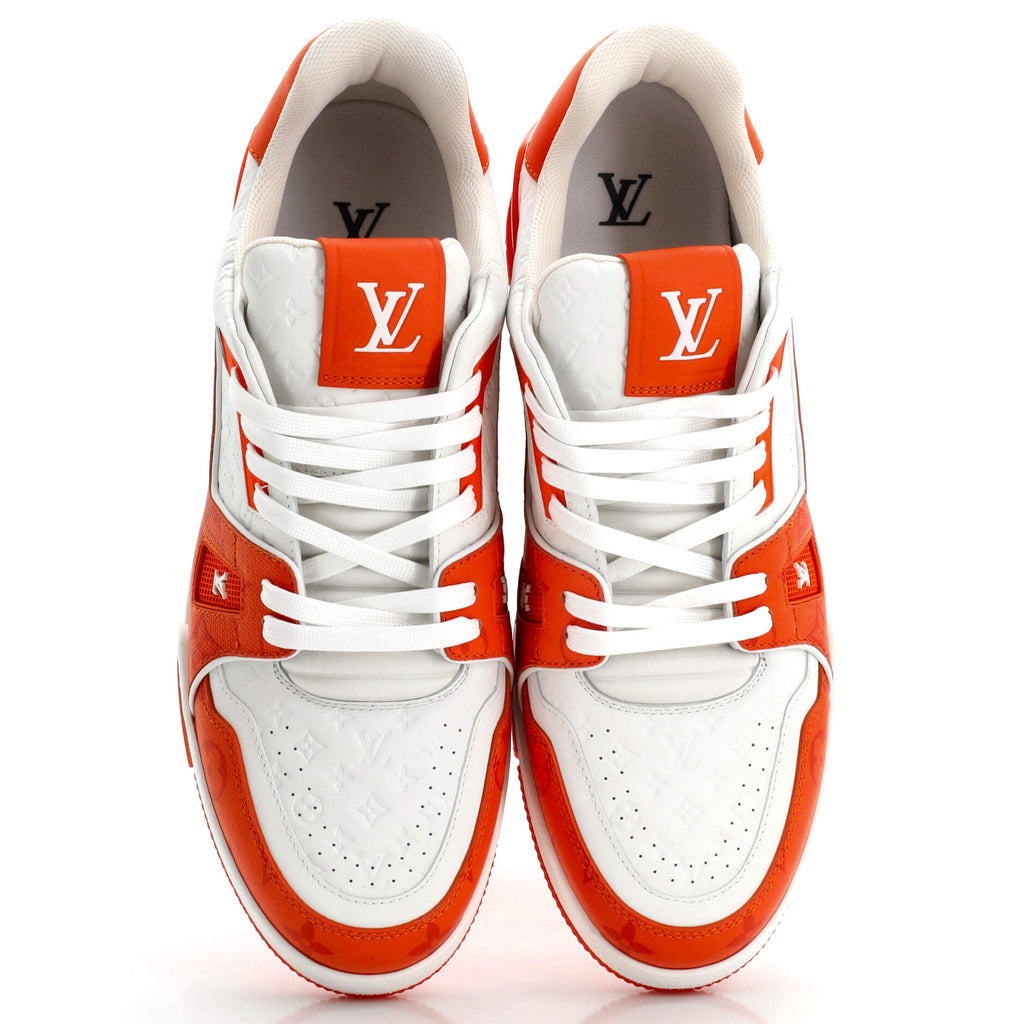 Men's LV Trainer Sneakers Monogram Taigarama and Leather