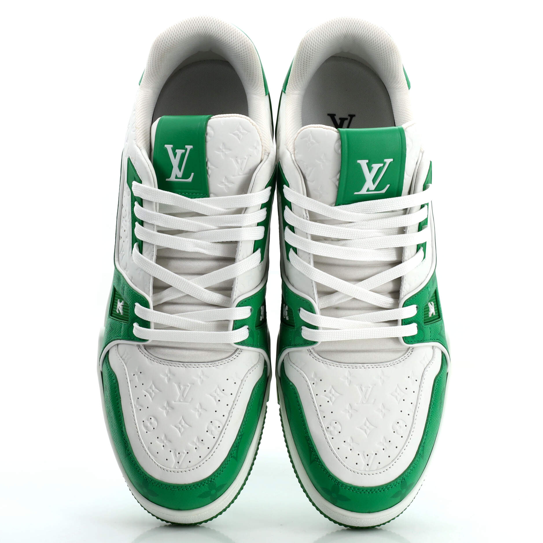 Men's LV Trainer Sneakers Monogram Taigarama and Leather