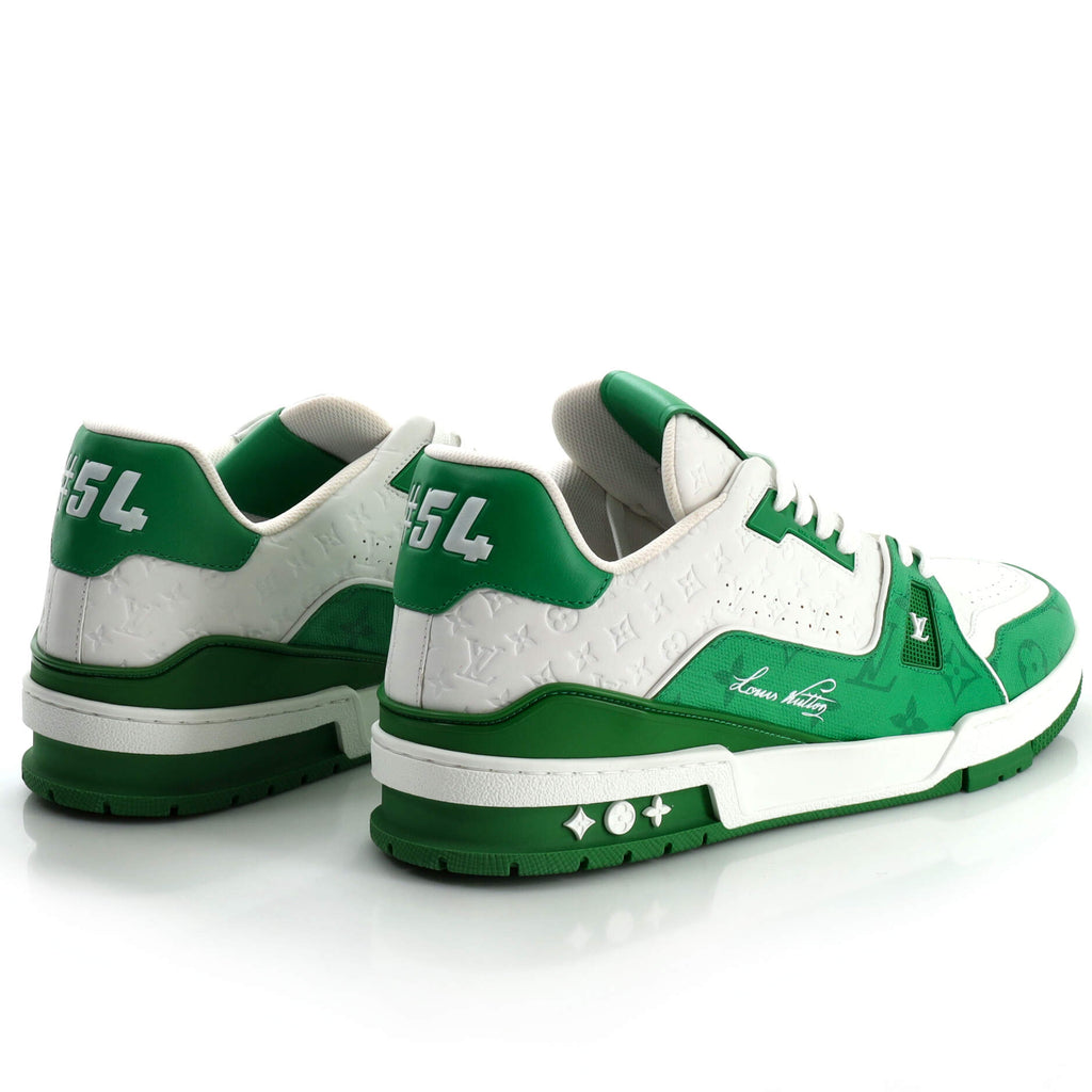 Men's LV Trainer Sneakers Monogram Taigarama and Leather