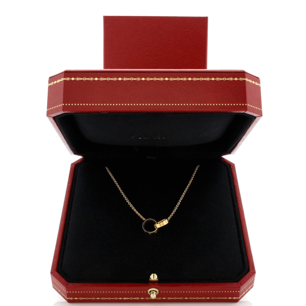 Love Interlocking Necklace 18K Yellow Gold