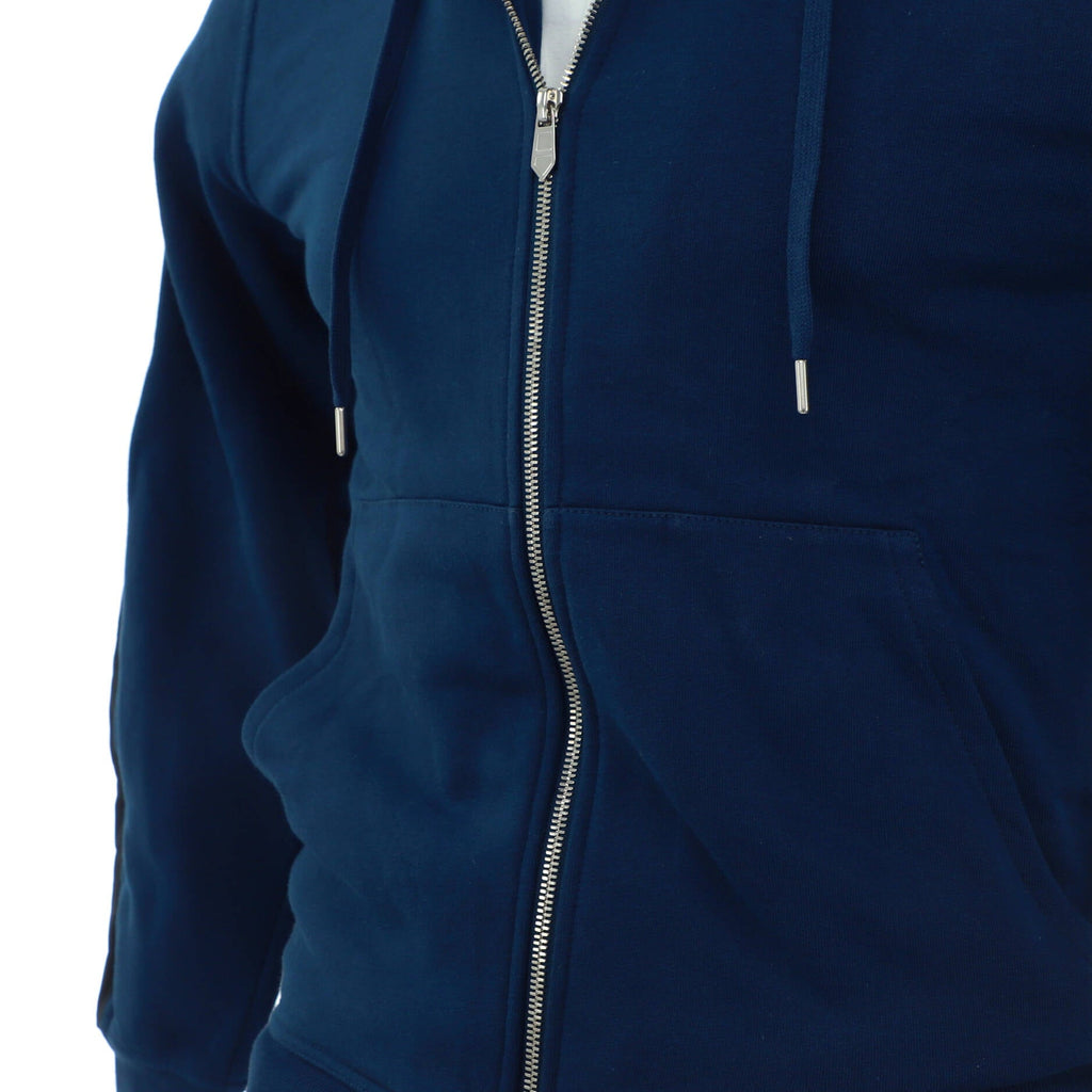 Men's Run H Zip Hoodie Cotton