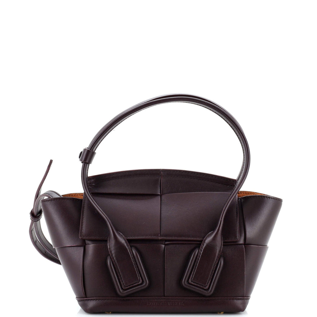 Arco Bag Maxi Intrecciato Leather Mini