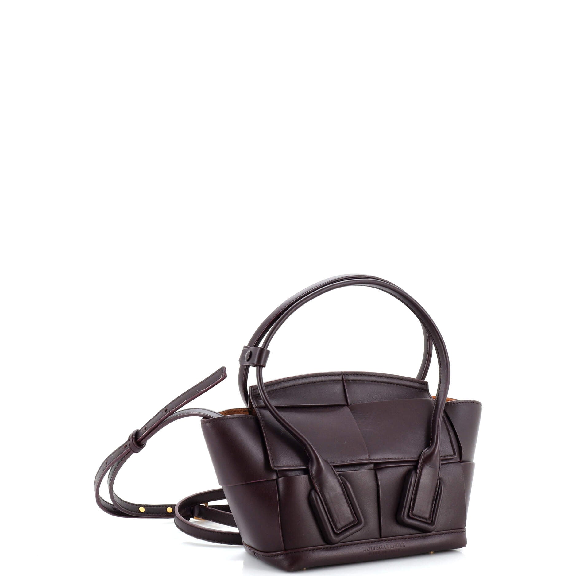 Arco Bag Maxi Intrecciato Leather Mini