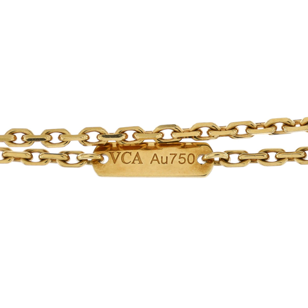 Magic Alhambra Pendant Necklace 18K Yellow Gold and Onyx