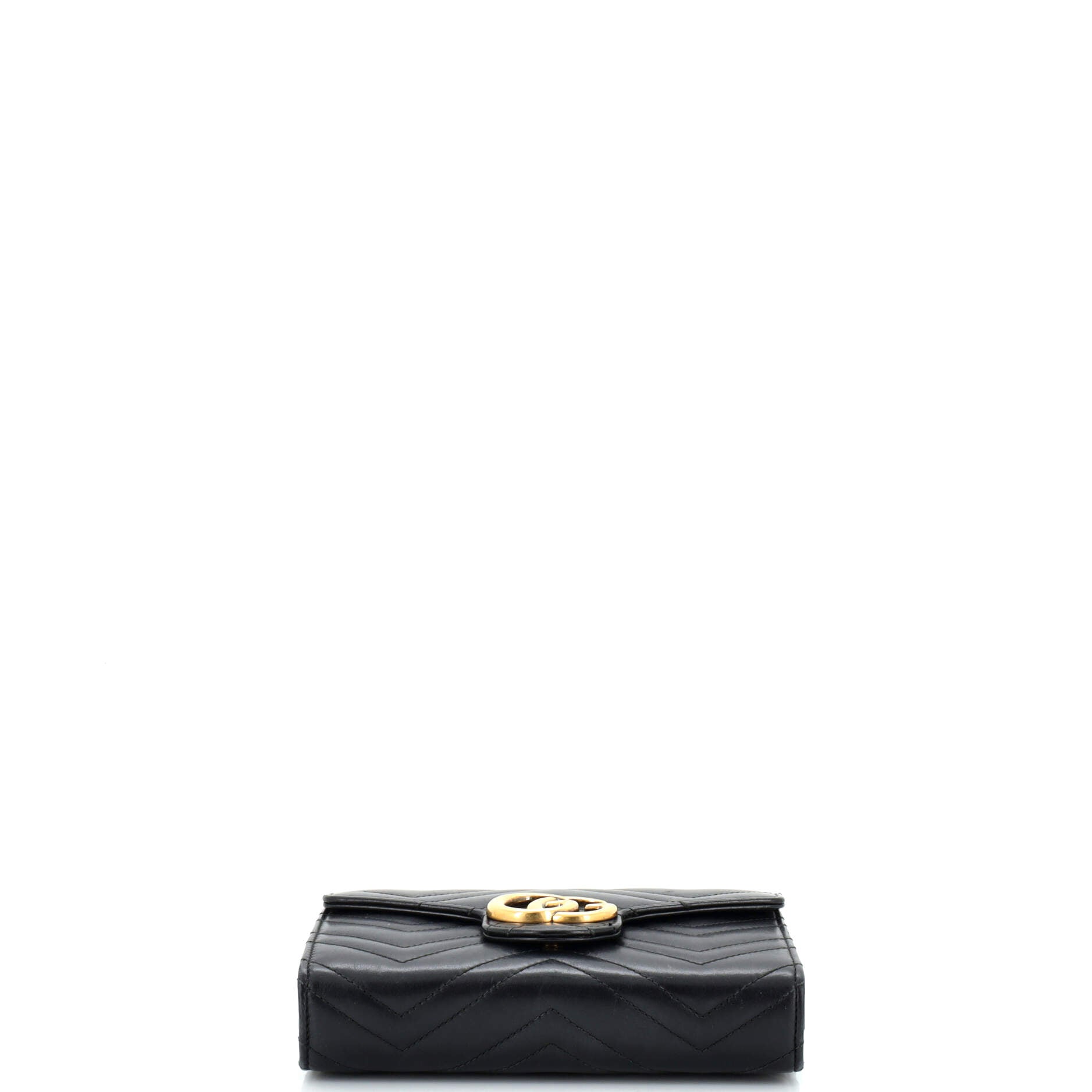 GG Marmont Chain Wallet Matelasse Leather Mini