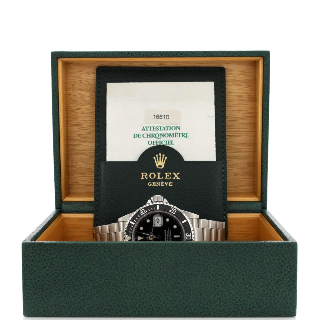 Oyster Perpetual Submariner Date Automatic Watch Stainless Steel 40
