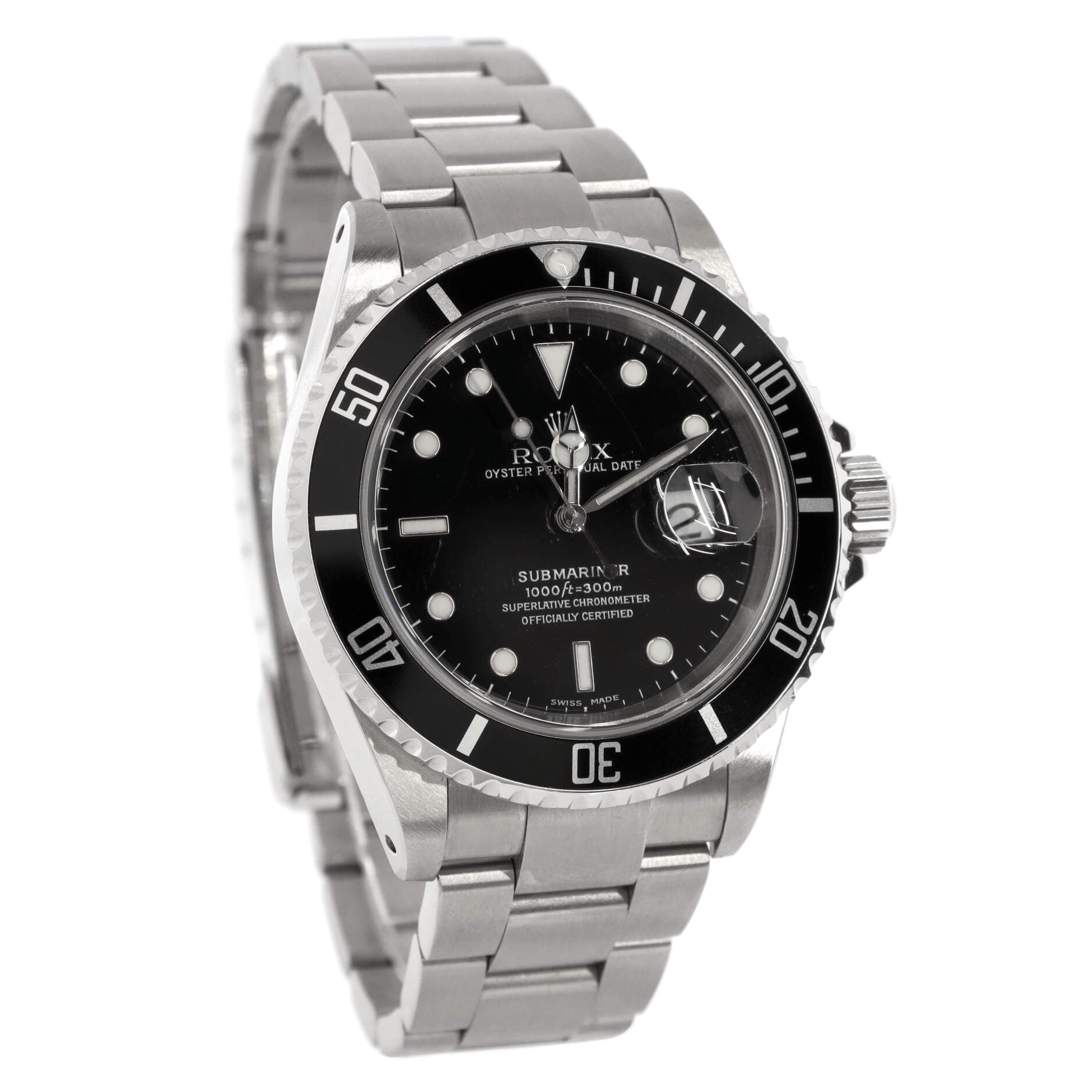 Oyster Perpetual Submariner Date Automatic Watch Stainless Steel 40