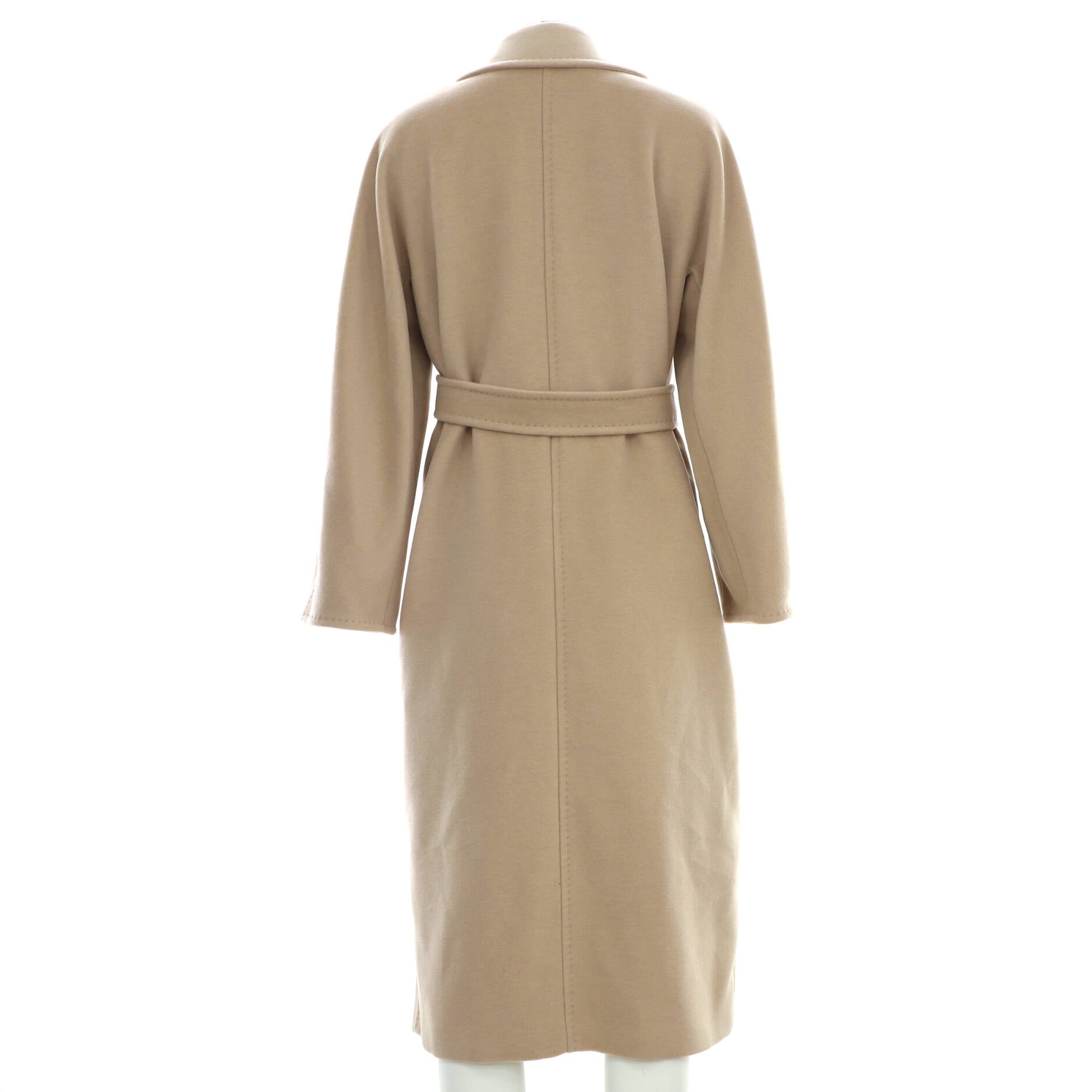 Women's 101801 Icon Double Breasted Belted Coat Wool and Cashmere Blend
