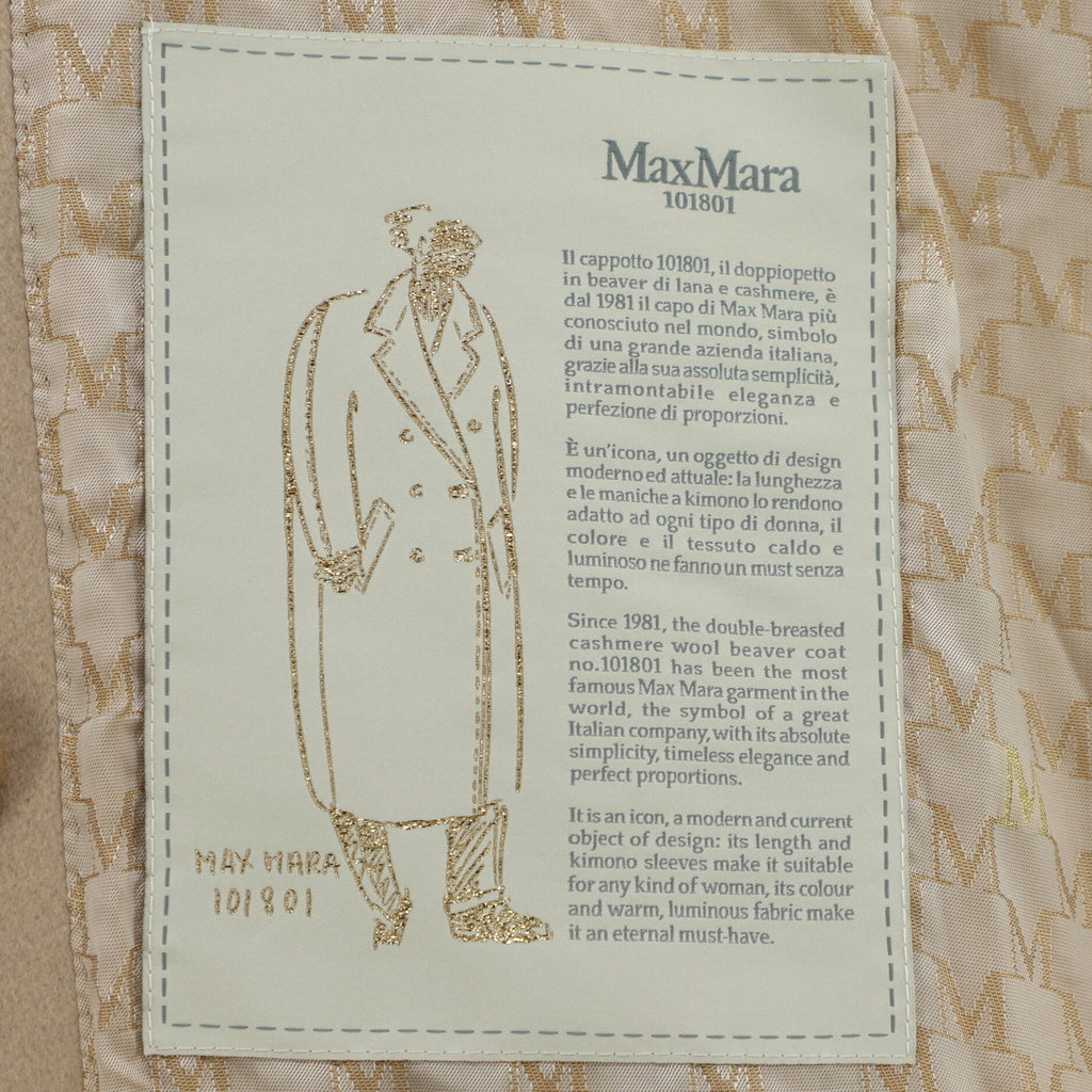 Women's 101801 Icon Double Breasted Belted Coat Wool and Cashmere Blend