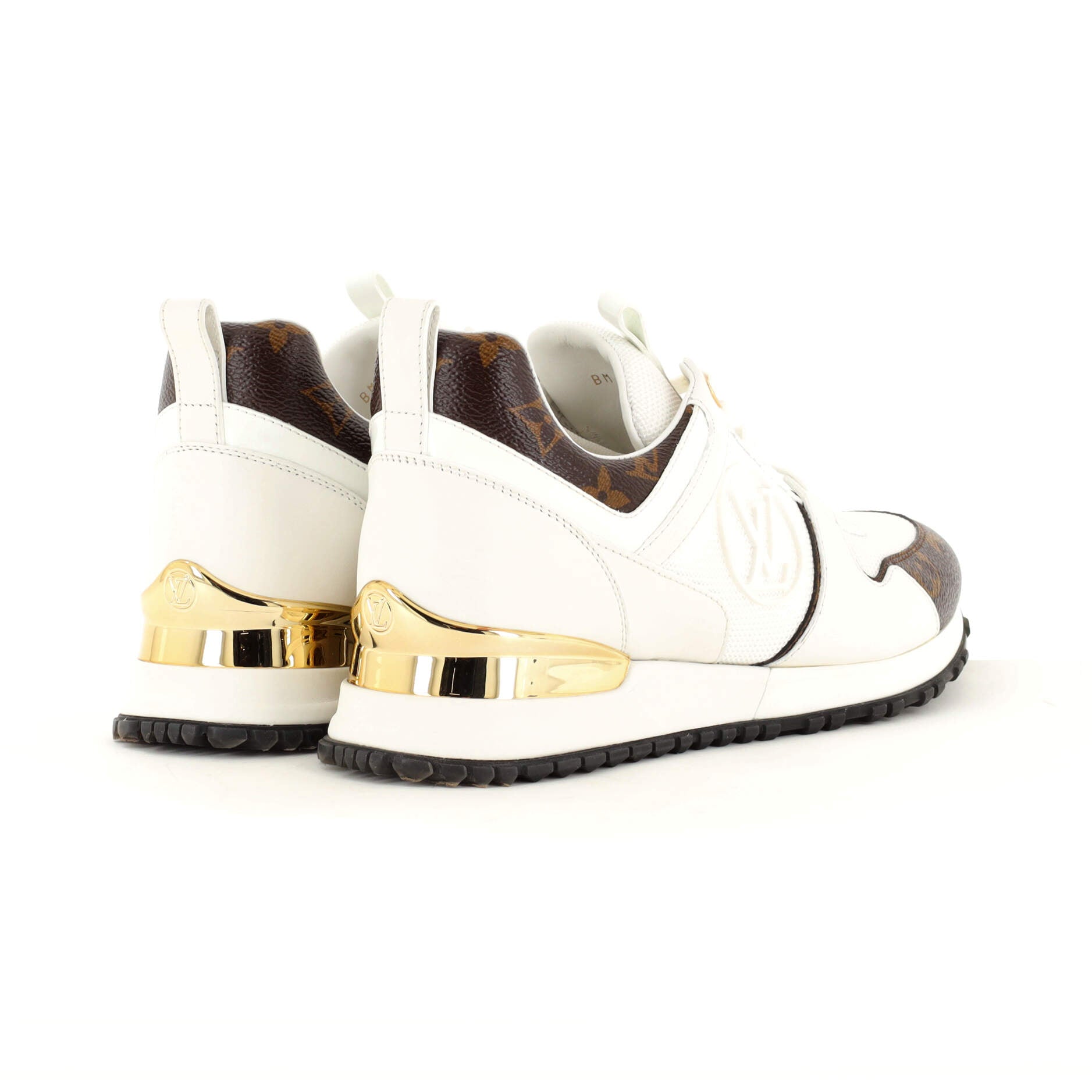 Women's Run Away Sneakers Mesh with Monogram Canvas and Leather