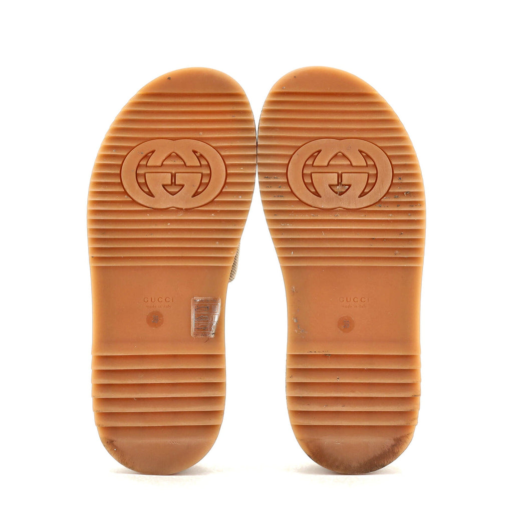 Women's Angelina Platform Slide Sandals GG Canvas