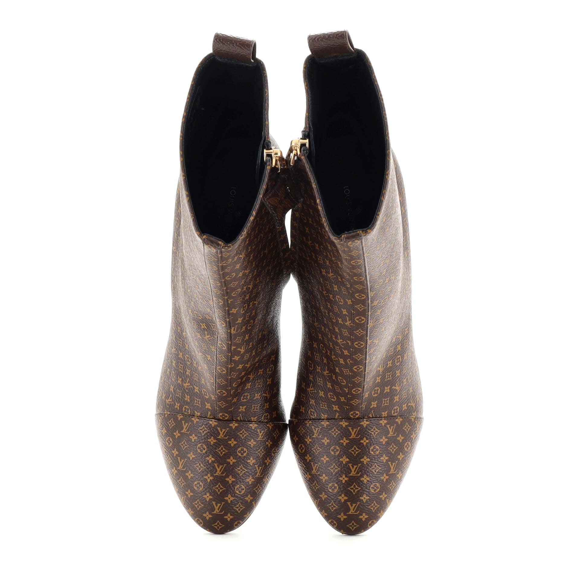 Women's Silhouette Ankle Boots Nano Monogram Canvas