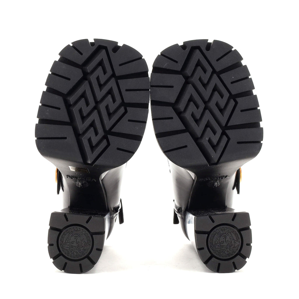 Women's Medusa Aevitas Platform Mary Jane Pumps Leather