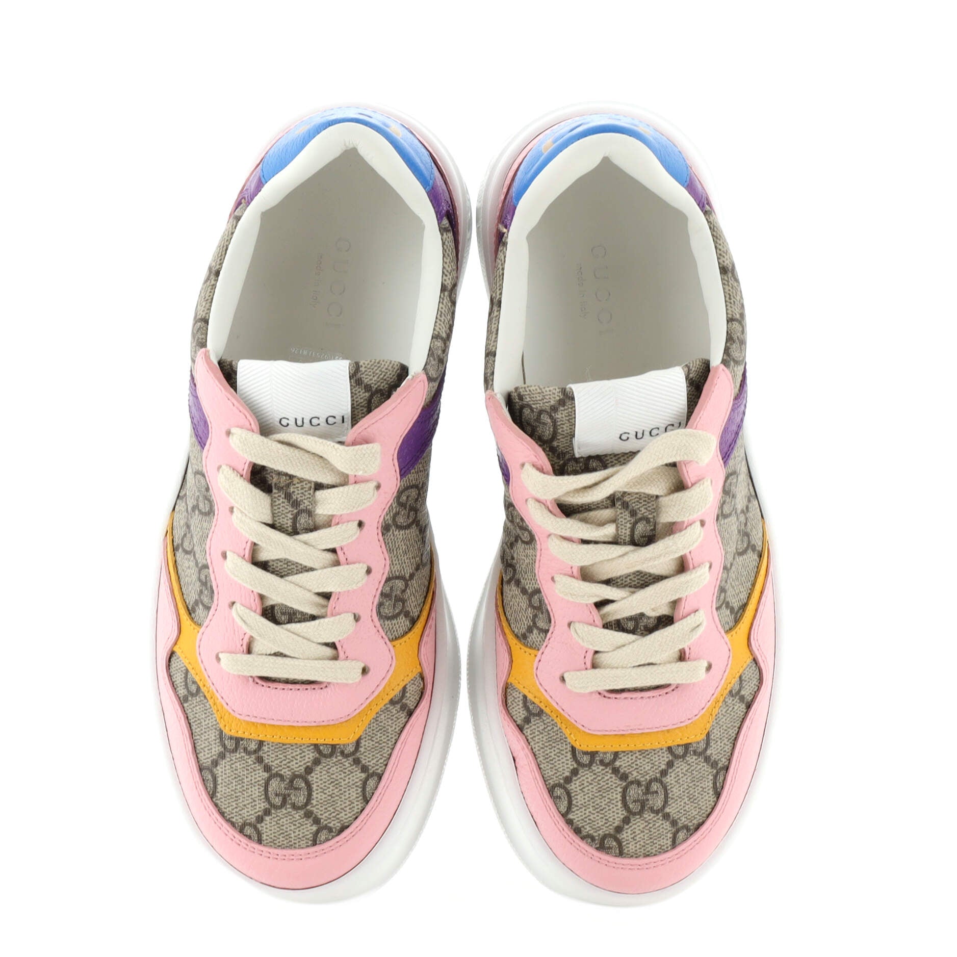 Women's Dali Platform Sneakers GG Coated Canvas and Leather