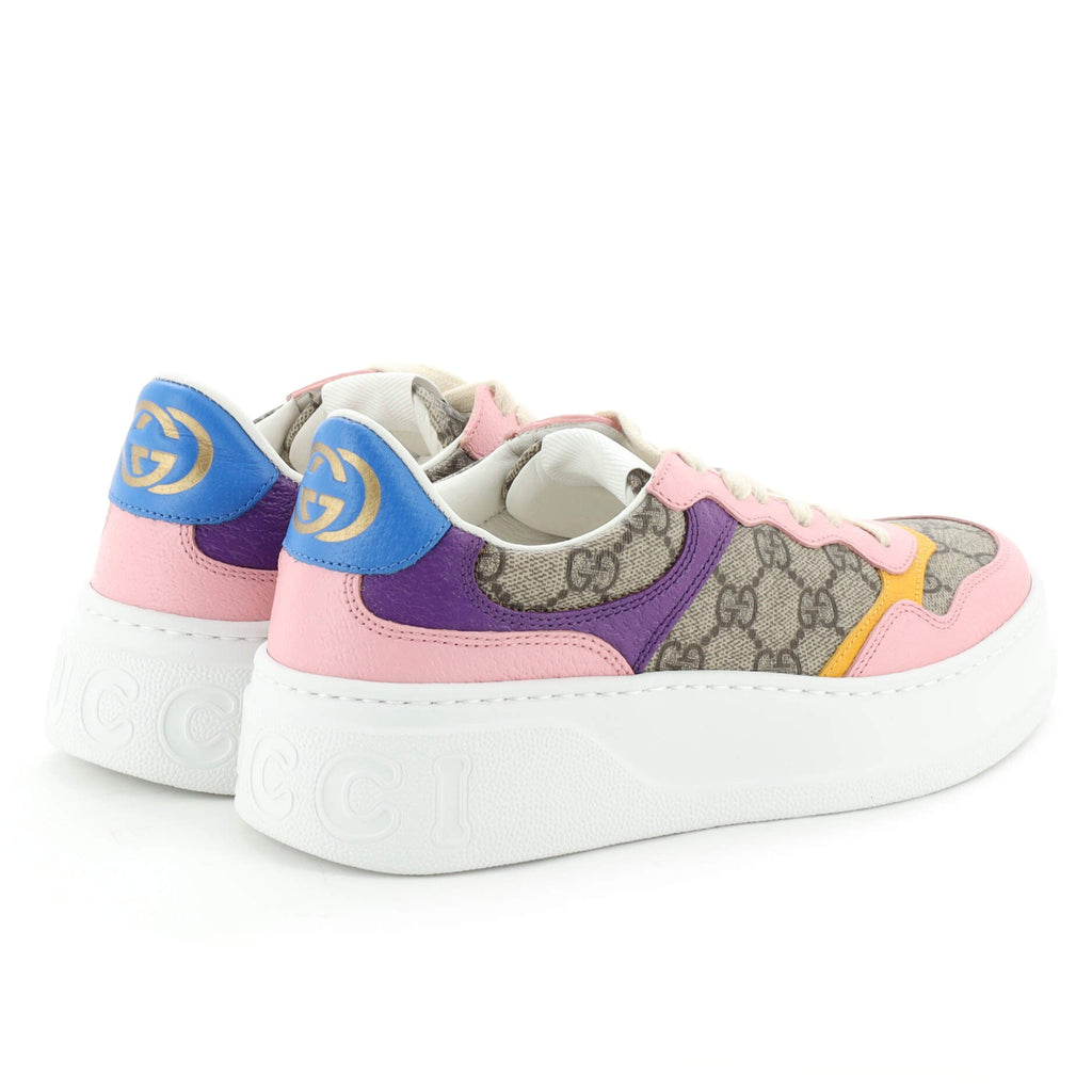 Women's Dali Platform Sneakers GG Coated Canvas and Leather