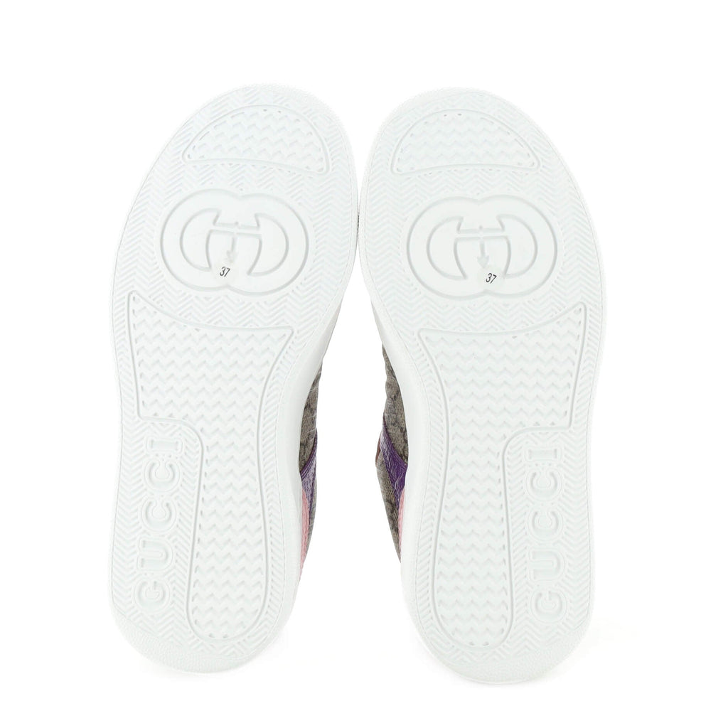 Women's Dali Platform Sneakers GG Coated Canvas and Leather