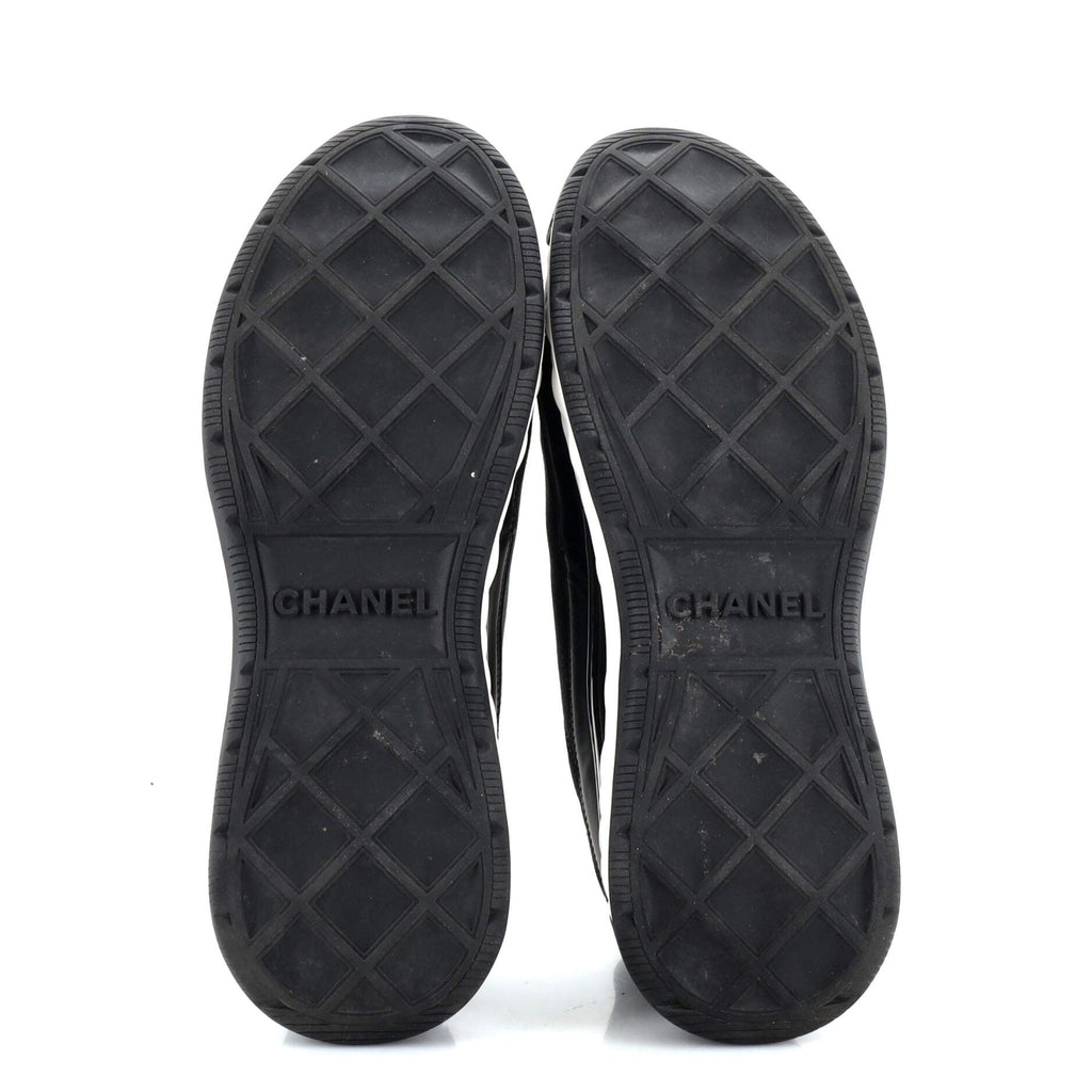 Women's CC Cap Toe Logo Sneakers Suede and Mixed Fibers