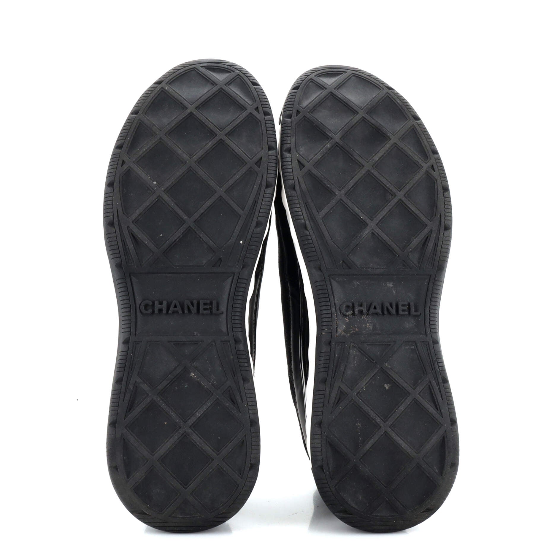 Women's CC Cap Toe Logo Sneakers Suede and Mixed Fibers