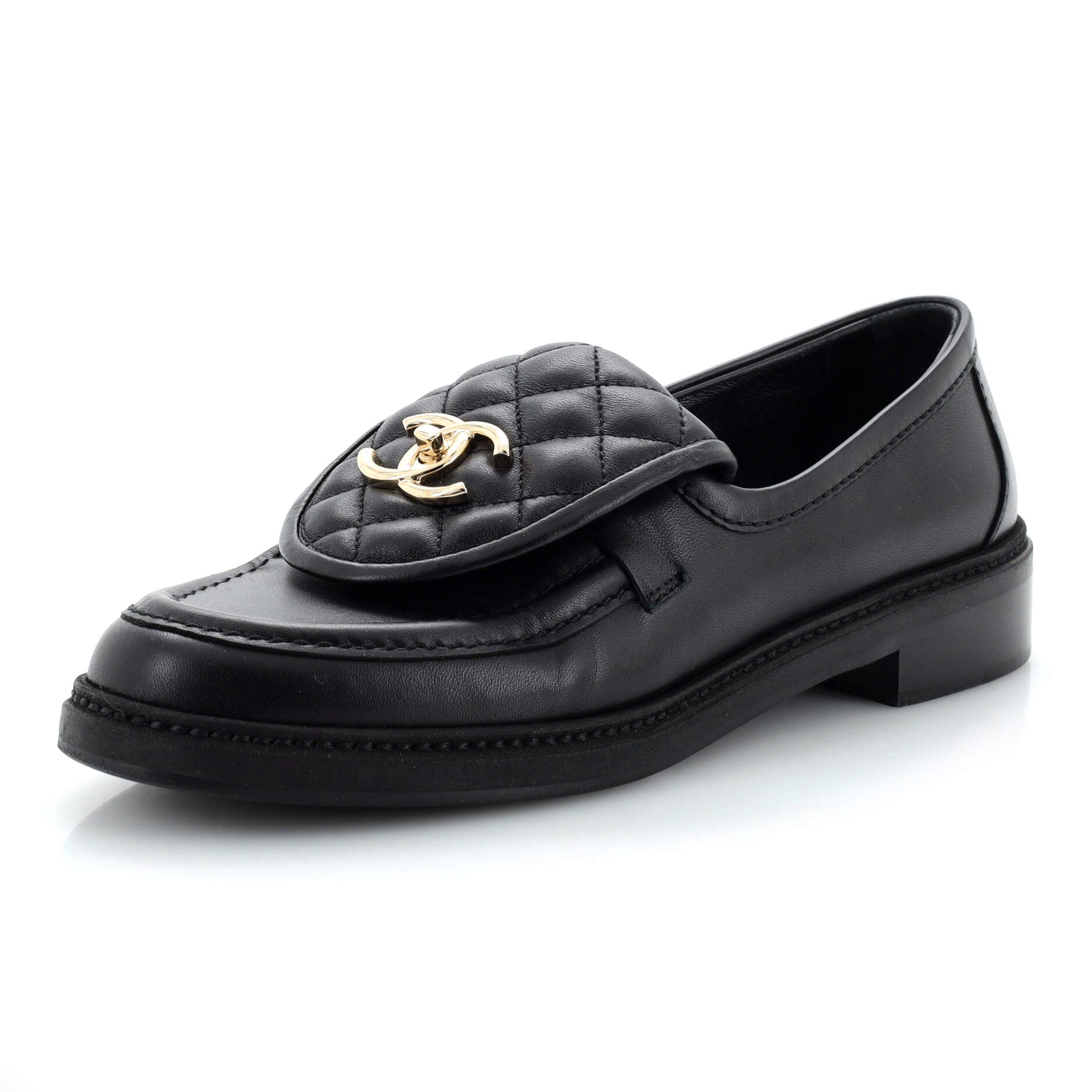 Women's CC Loafers Quilted Leather