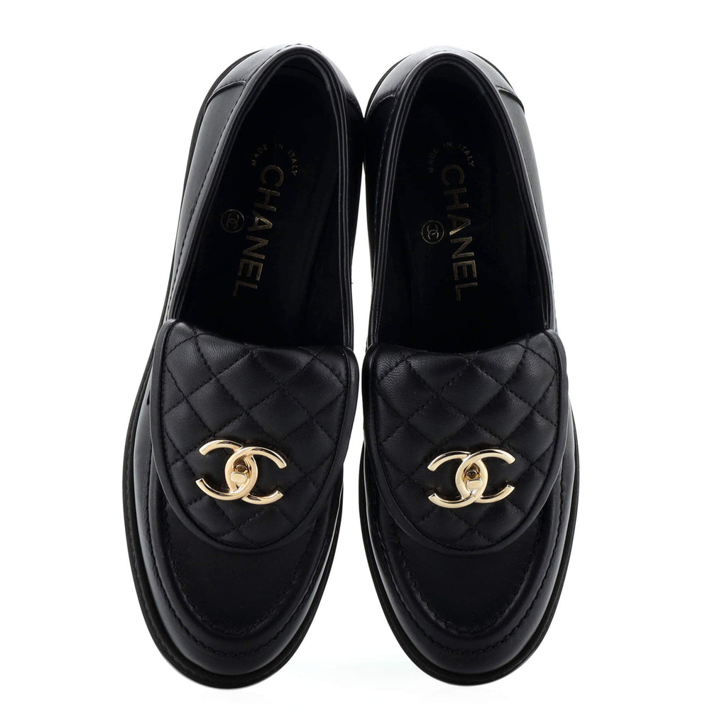 Women's CC Loafers Quilted Leather