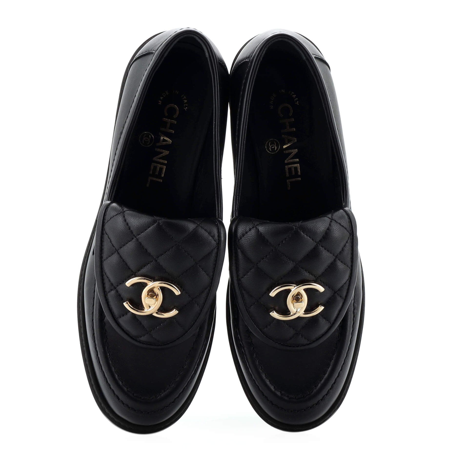 Women's CC Loafers Quilted Leather