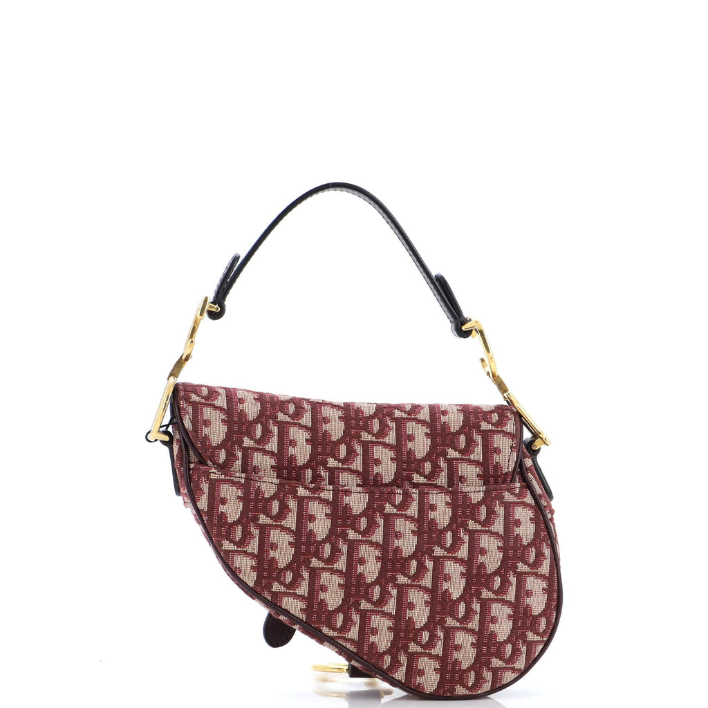 Saddle Handbag Oblique Canvas Mini