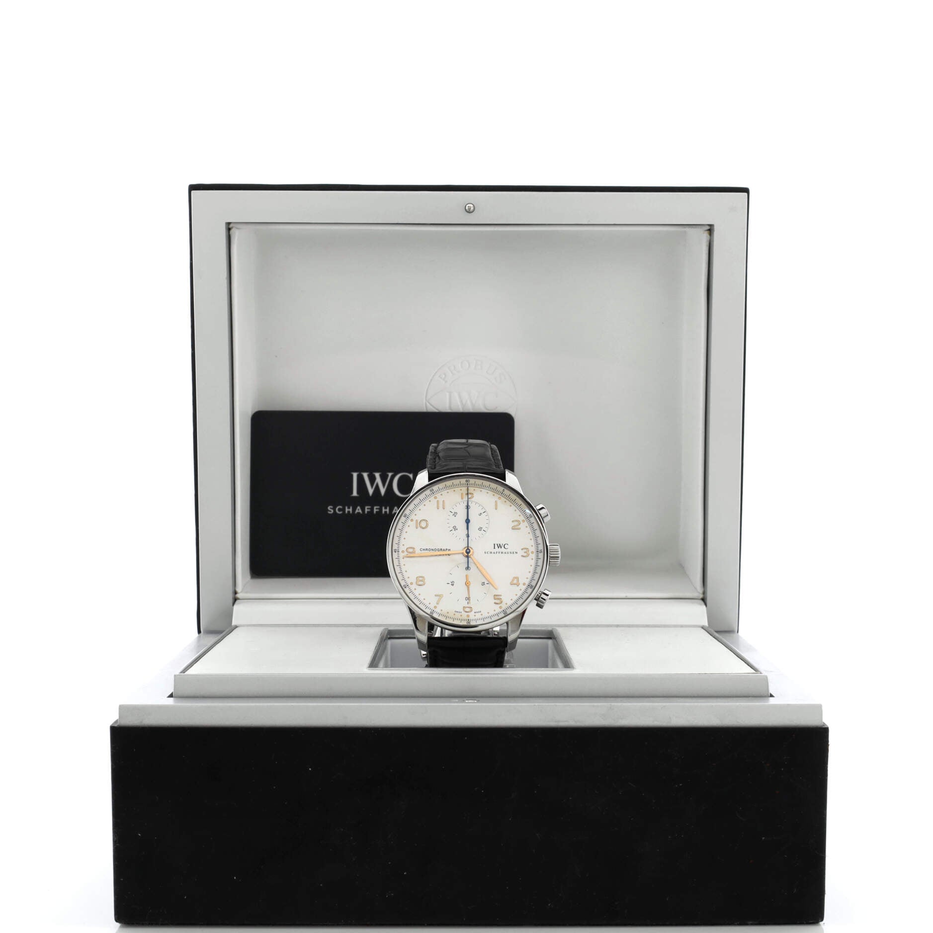 Portugieser Chronograph Automatic Watch Stainless Steel and Alligator 41