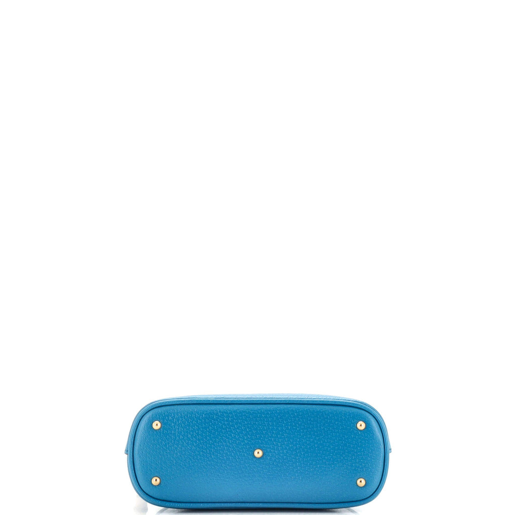 Diana NM Bamboo Dome Top Handle Bag Leather Mini