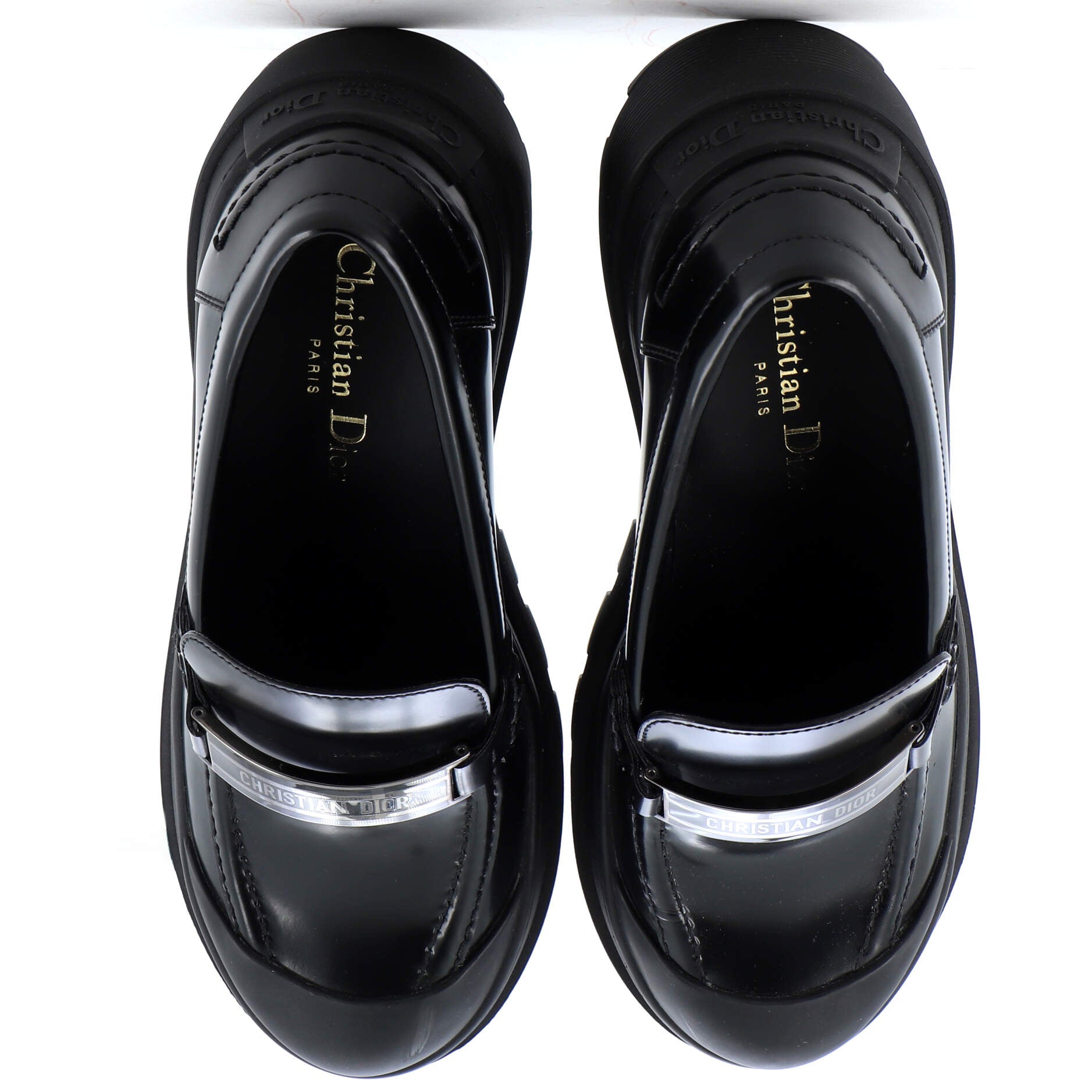 Women's Code Platform Loafers Leather
