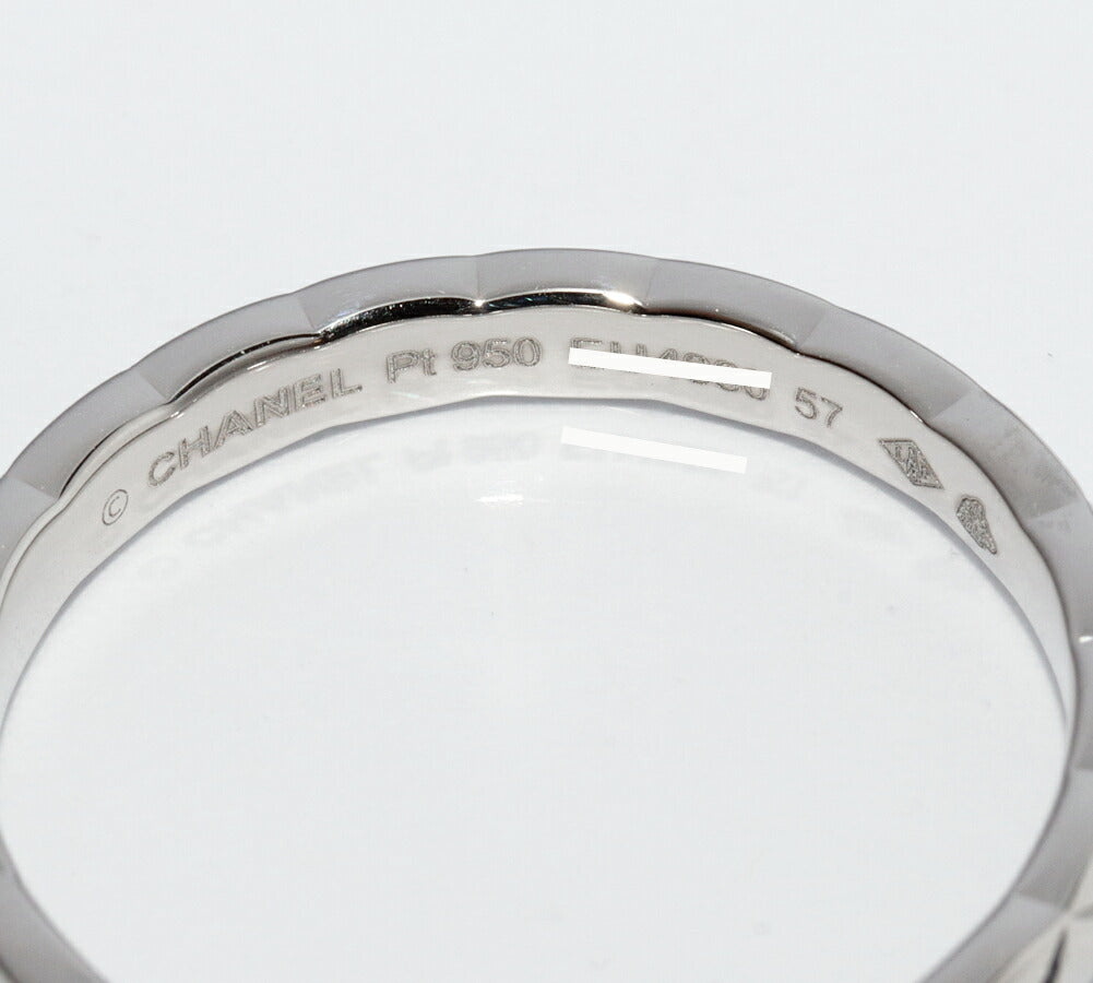 Chanel Coco Crush Pt950 Ring Size 16
