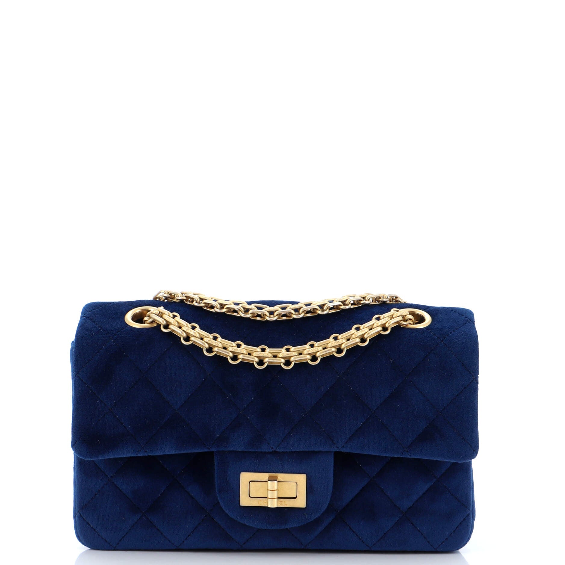 Reissue 2.55 Flap Bag Quilted Velvet Mini