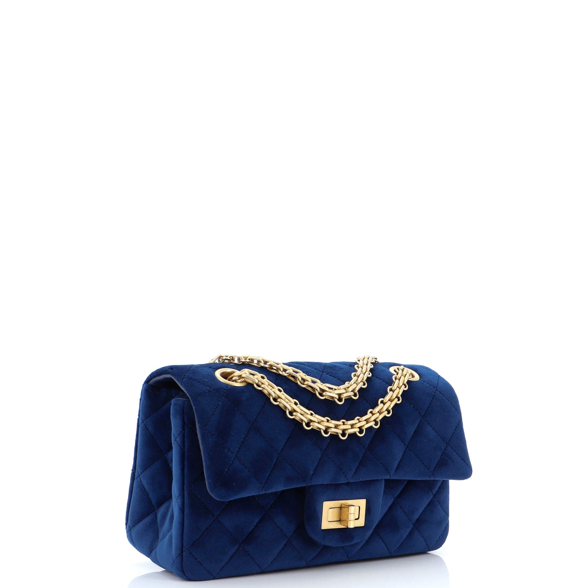 Reissue 2.55 Flap Bag Quilted Velvet Mini