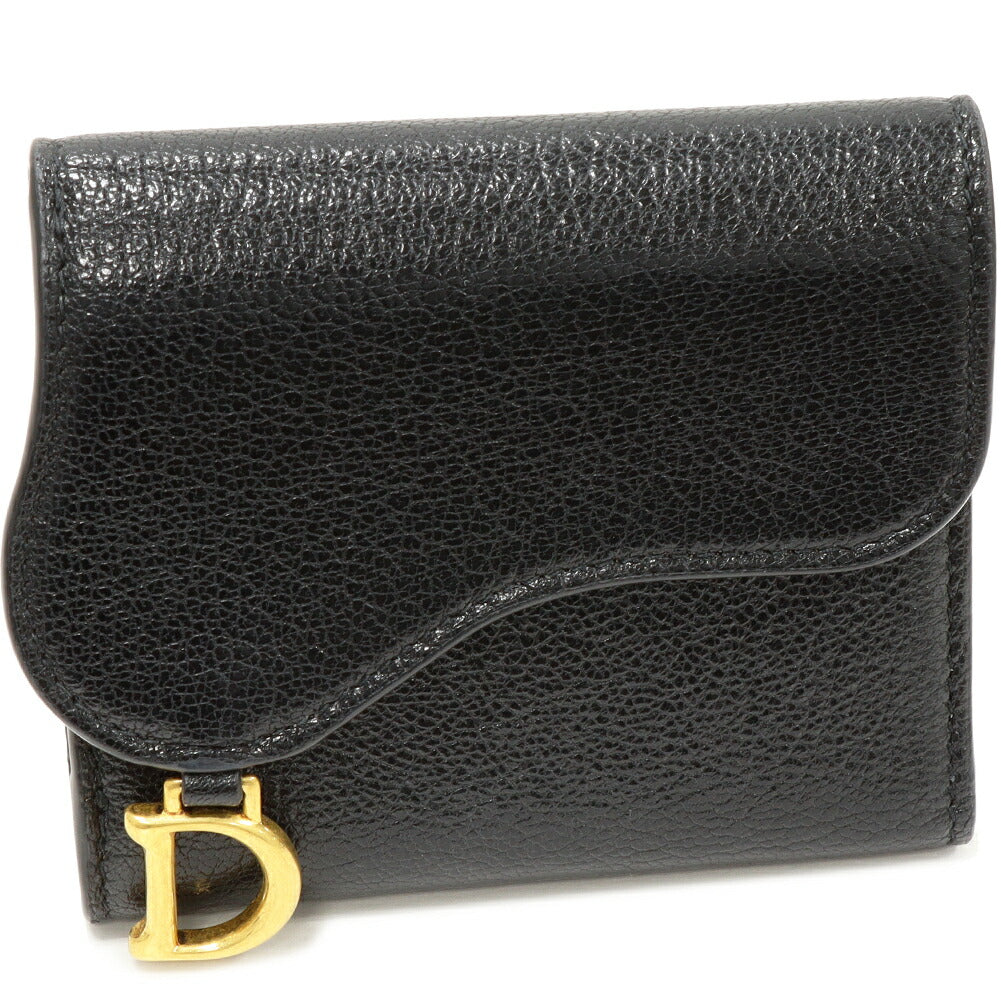 Dior Saddle Lotus Wallet Goatskin Wallet
