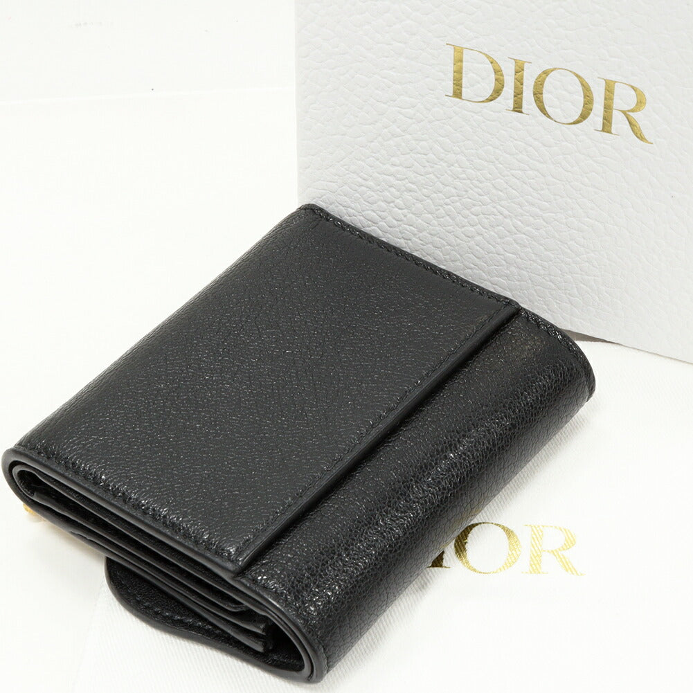 Dior Saddle Lotus Wallet Goatskin Wallet