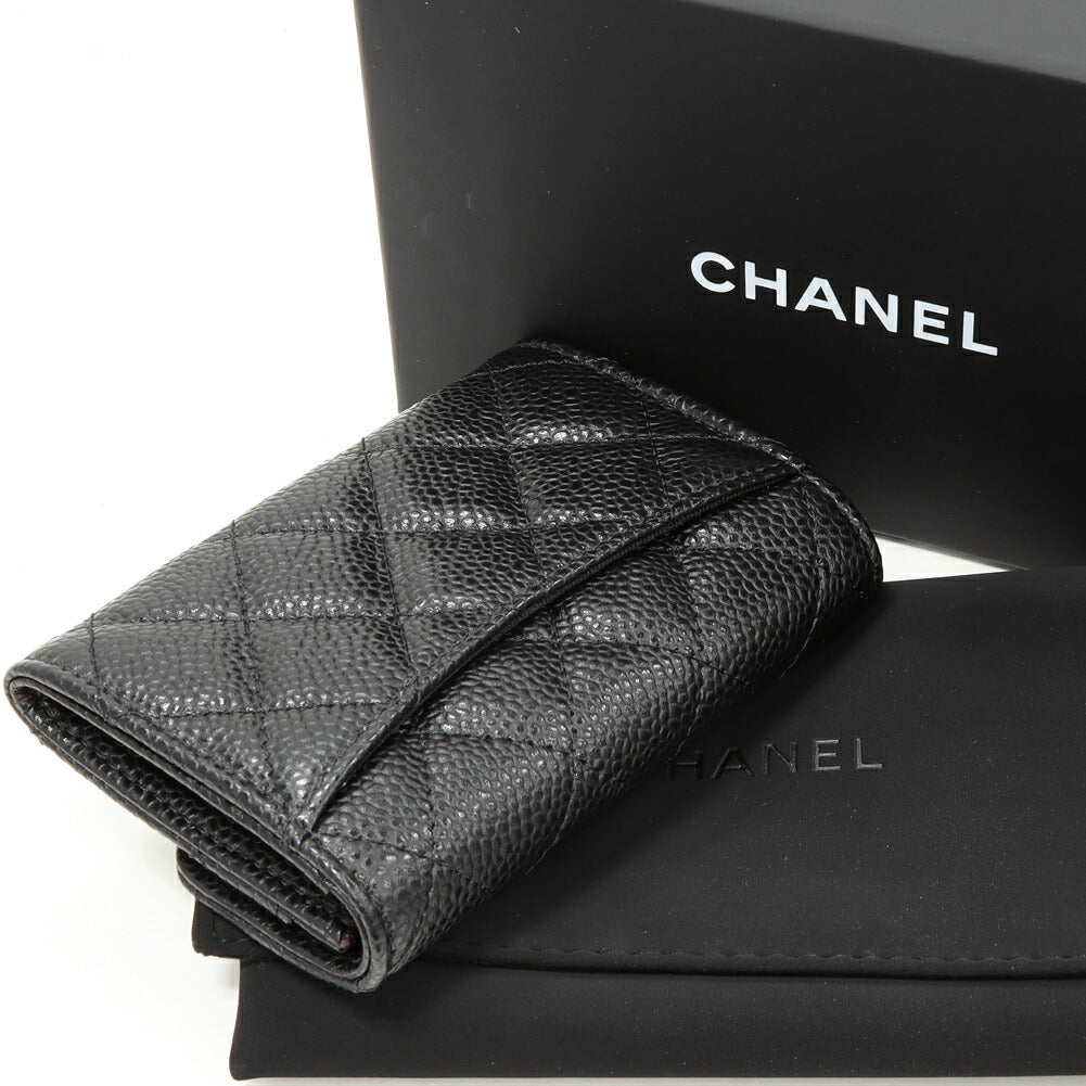 Chanel  Case Caviar Leather  Case