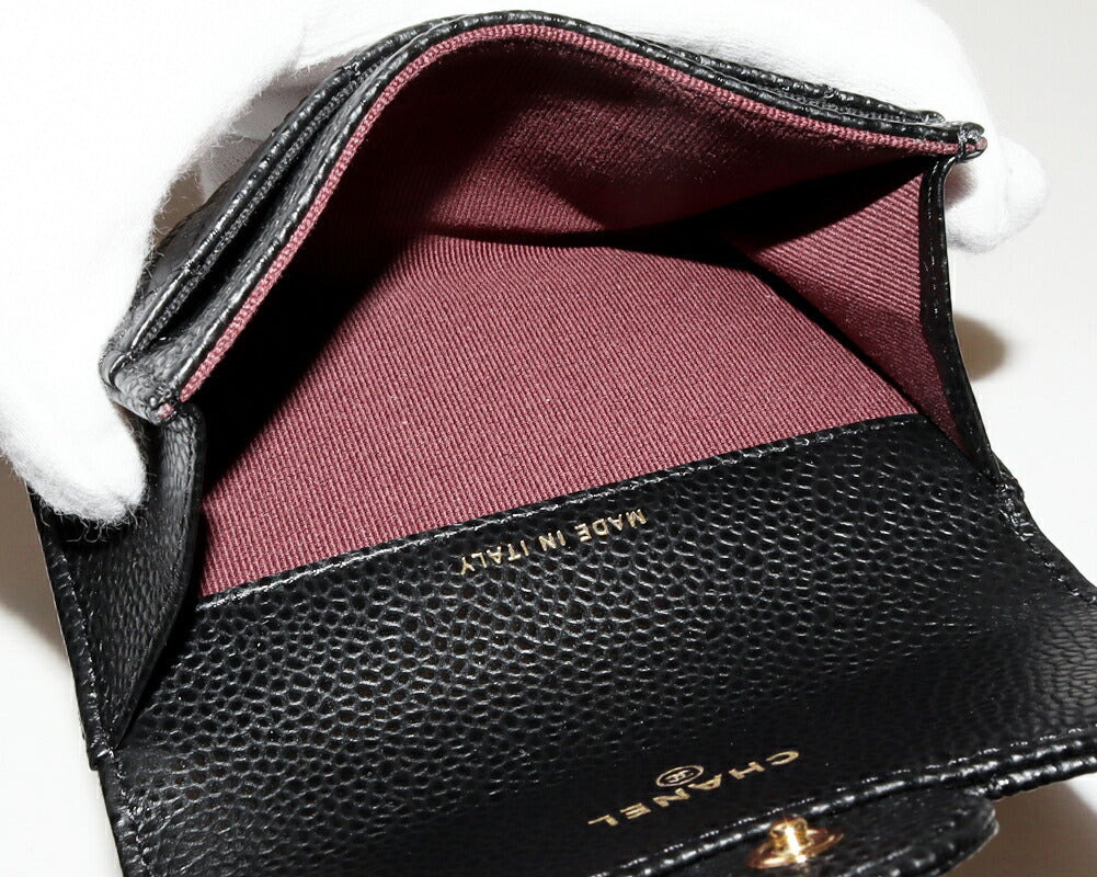 Chanel  Case Caviar Leather  Case
