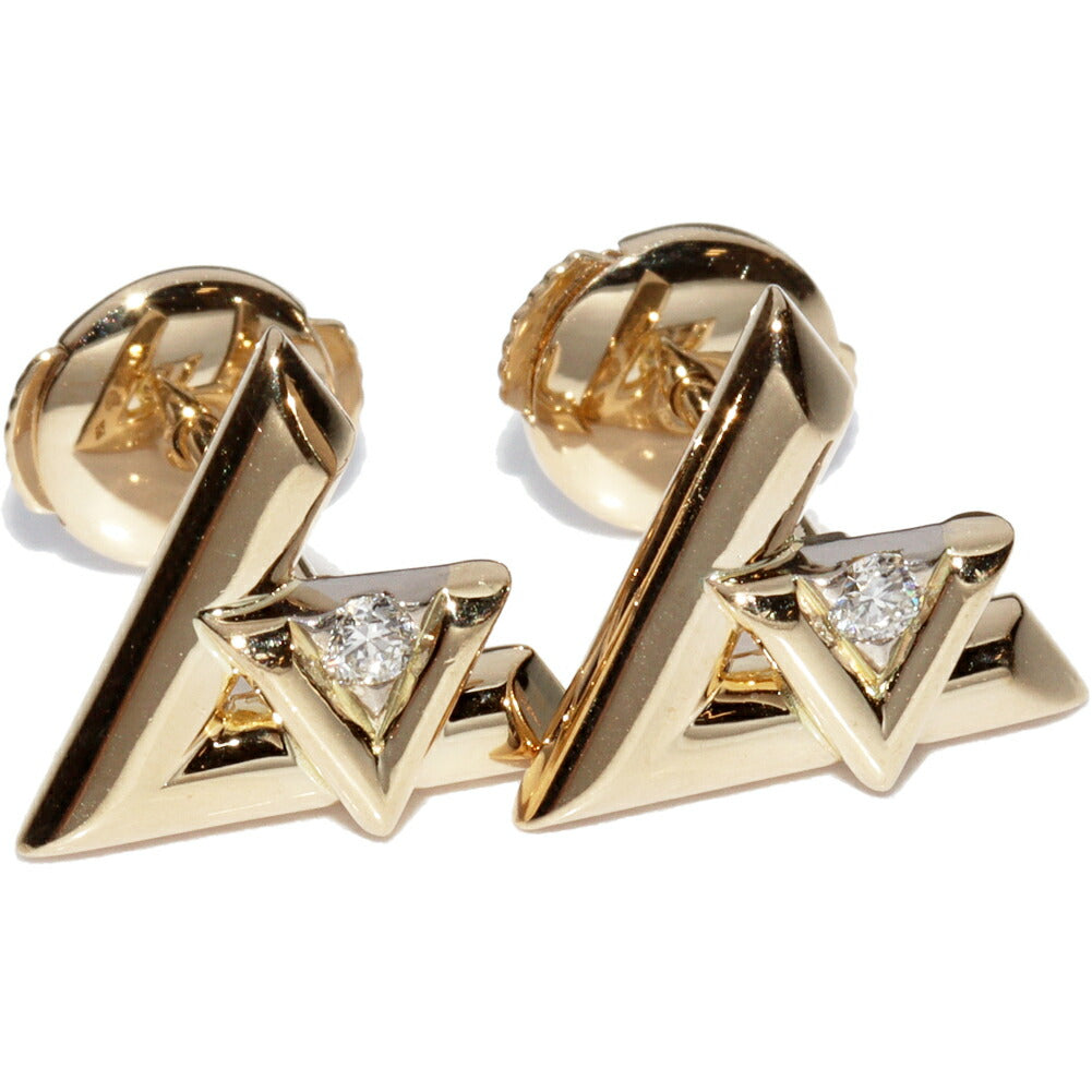 Louis Vuitton LV Volt One Au750 Diamond Earrings