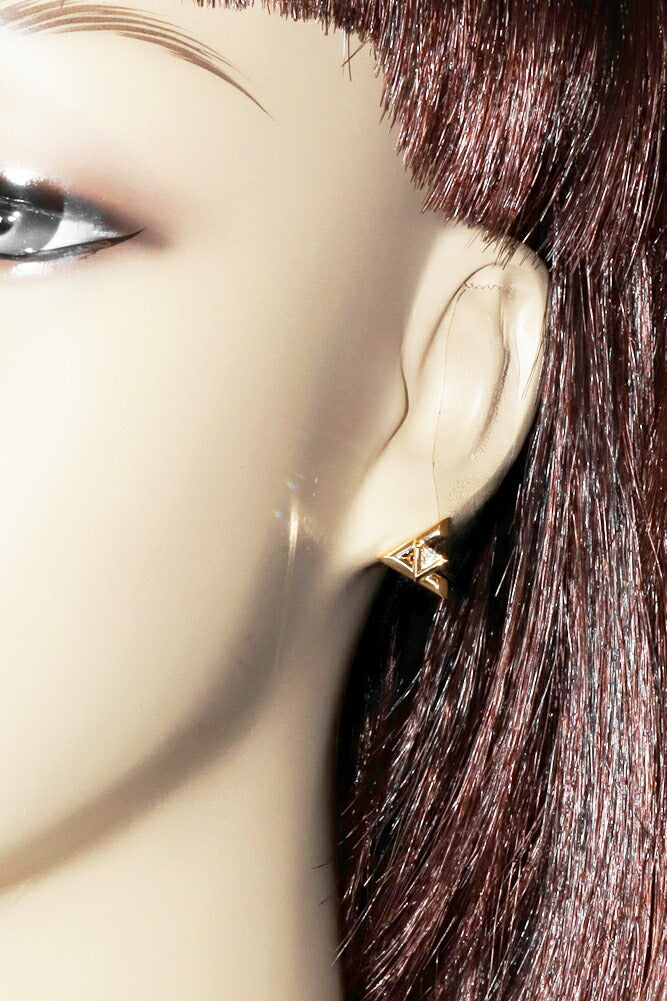 Louis Vuitton LV Volt One Au750 Diamond Earrings