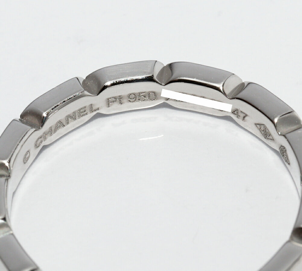 Chanel Première Promesse Pt950 Diamond Ring Size 7