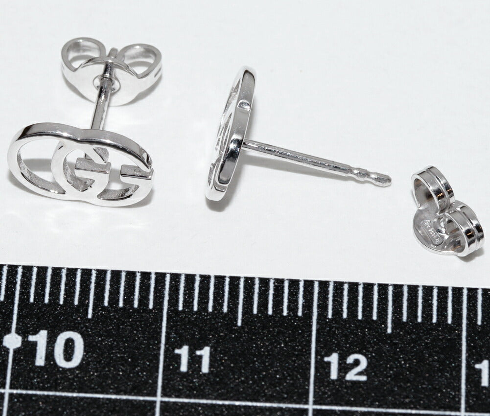 Gucci GG Studs K18WG Earrings Limited