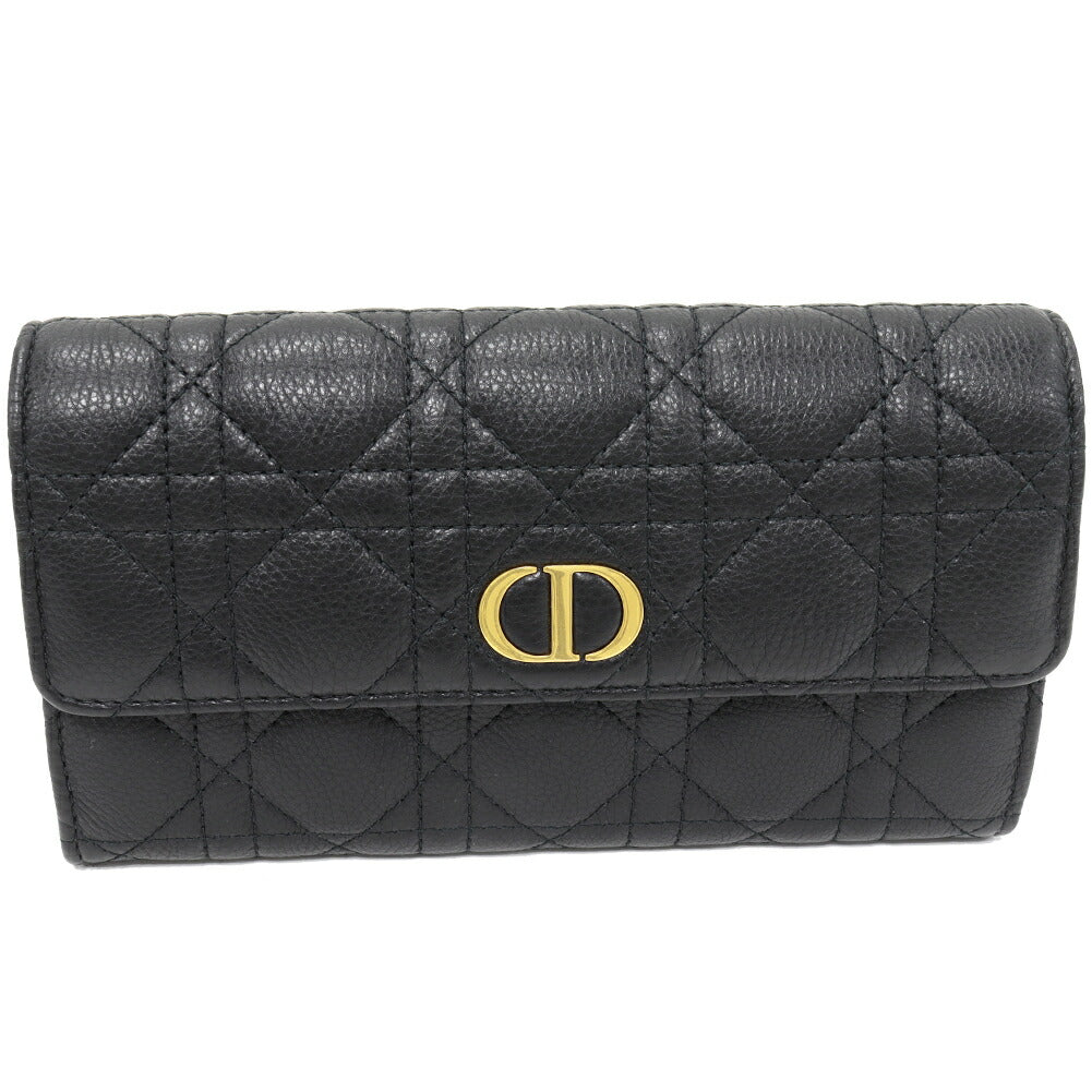 Dior Dior Caro Calfskin Long Wallet