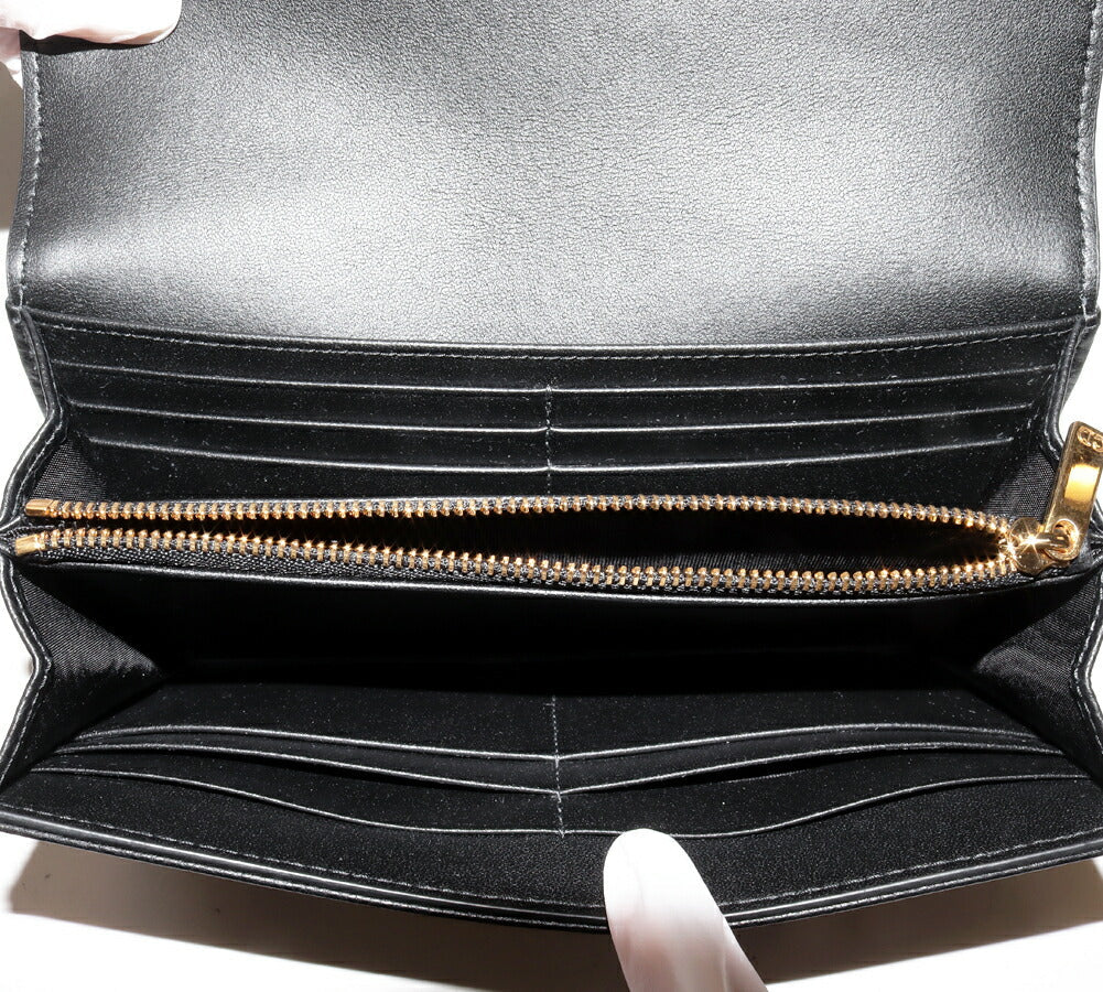 Dior Dior Caro Calfskin Long Wallet