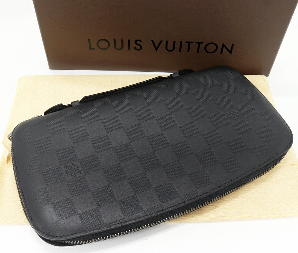 Louis Vuitton Atoll Damier Infini Long Wallet Clutch Bag