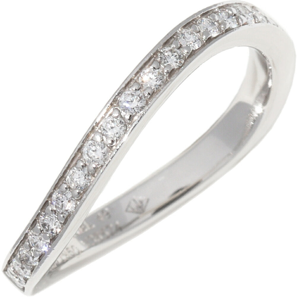 Chanel Ruban de Chanel Pt950 Diamond Ring Size 8.5