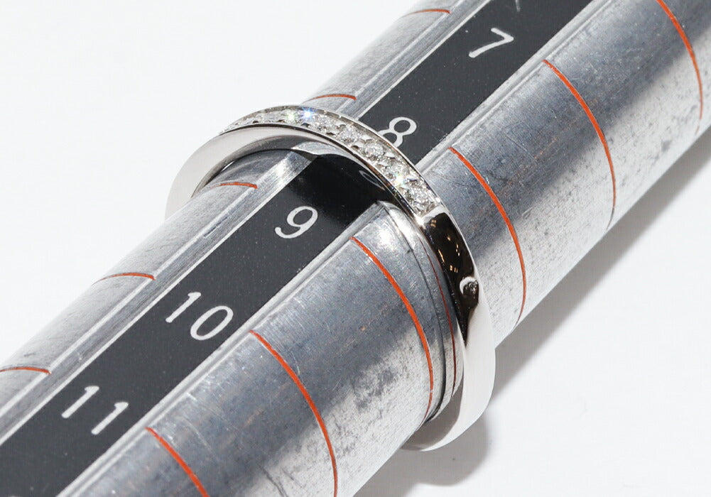 Chanel Ruban de Chanel Pt950 Diamond Ring Size 8.5